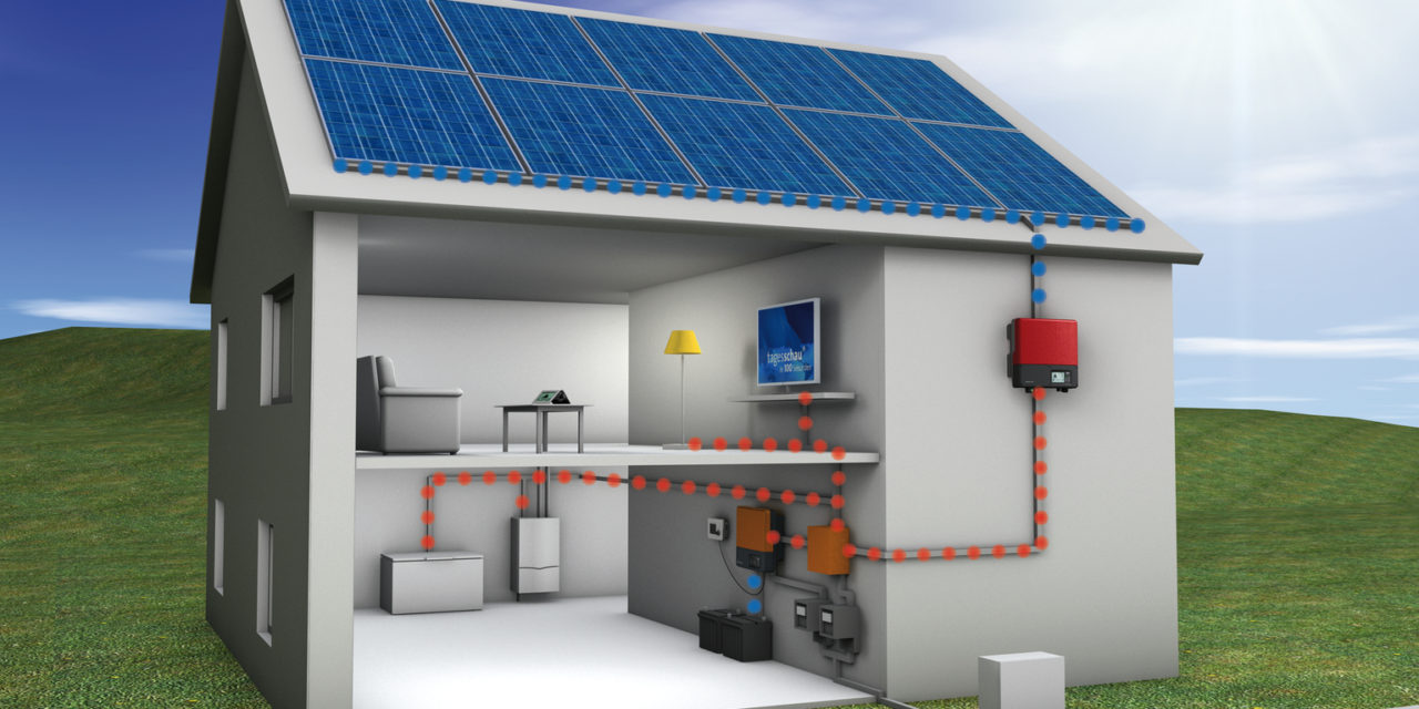 Casele verzi: energia ecologică şi panourile solare.